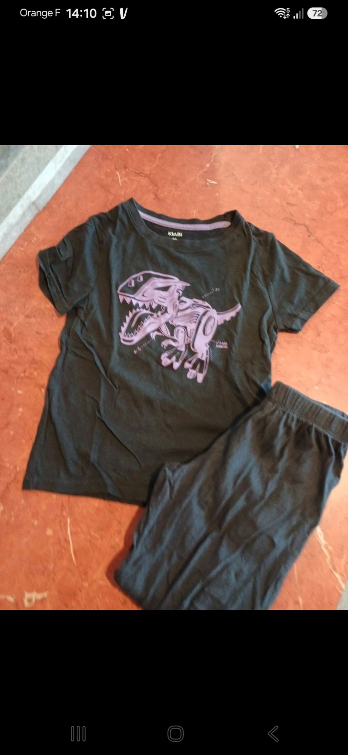 Pyjama garçon taille 6 ans